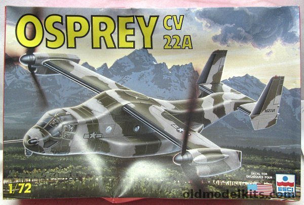 ESCI 1/72 CV-22A Osprey - US Navy / Air Force / Marines / Army, 9083 plastic model kit